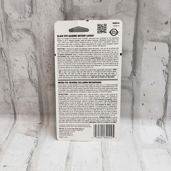 Pro Seal 1 oz. Black RTV Silicone - Picture 2 of 2
